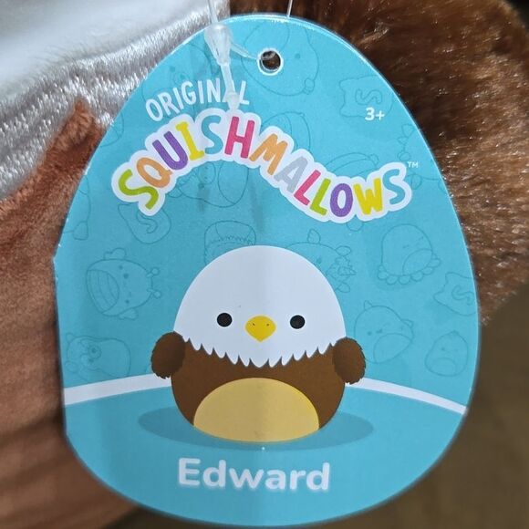 Edward the Eagle Squishmallow 12" S12 #306 2023 Stuffed Animal NWT Soft Plush - Picture 2 of 16